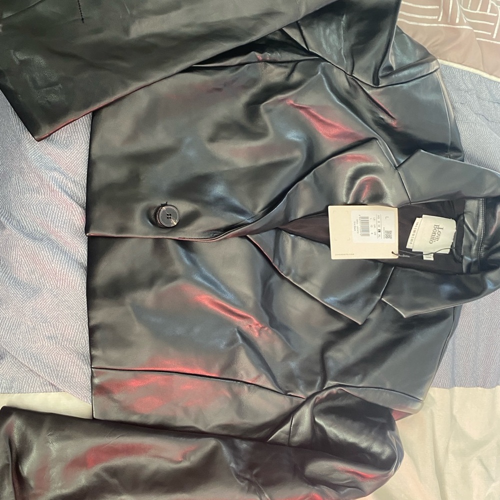 Lovebonito lather jacket for girls or women’s brand new